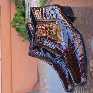 Luftpolster Crocordile Ankle Boots WO's 7.5